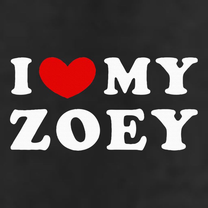 I Love My Zoey Adult Drive Performance Visor