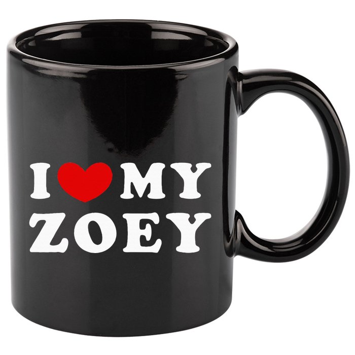 I Love My Zoey 11oz C Handle Ceramic Mug
