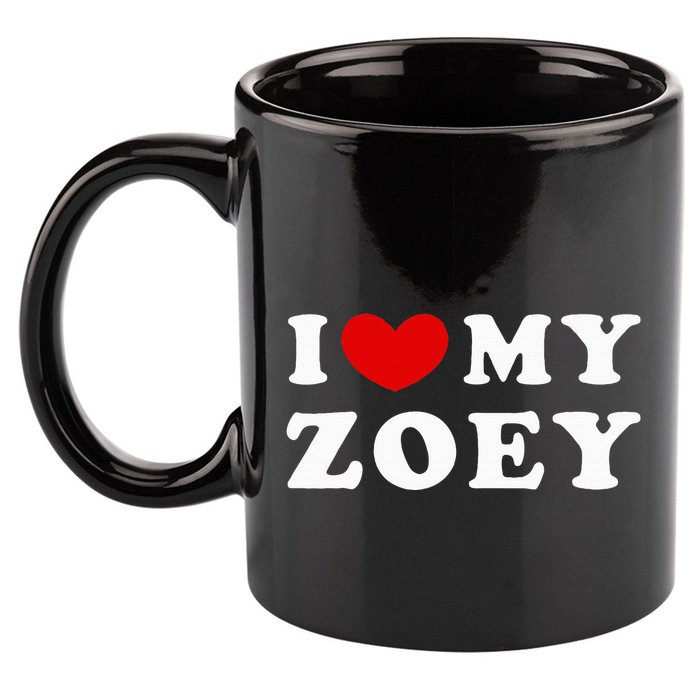 I Love My Zoey 11oz C Handle Ceramic Mug