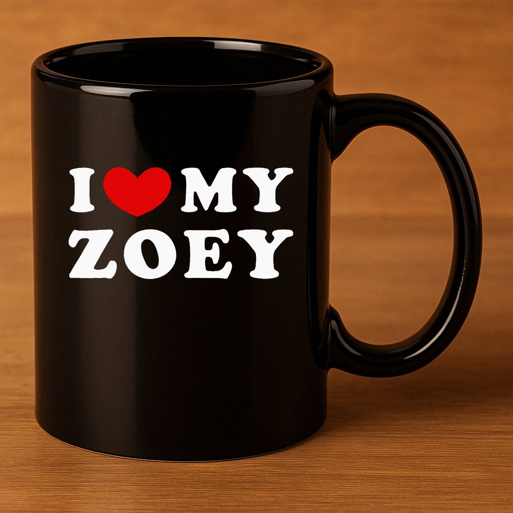 I Love My Zoey 11oz C Handle Ceramic Mug