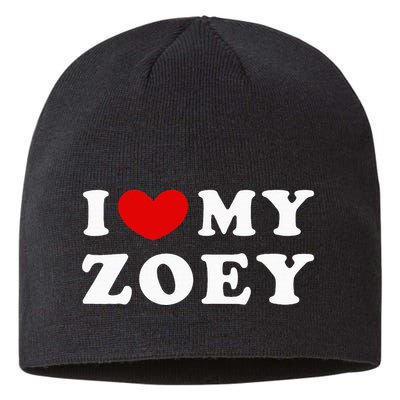 I Love My Zoey Sustainable Beanie
