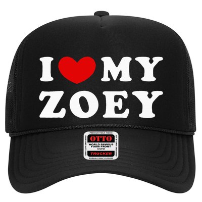 I Love My Zoey Trucker Hat