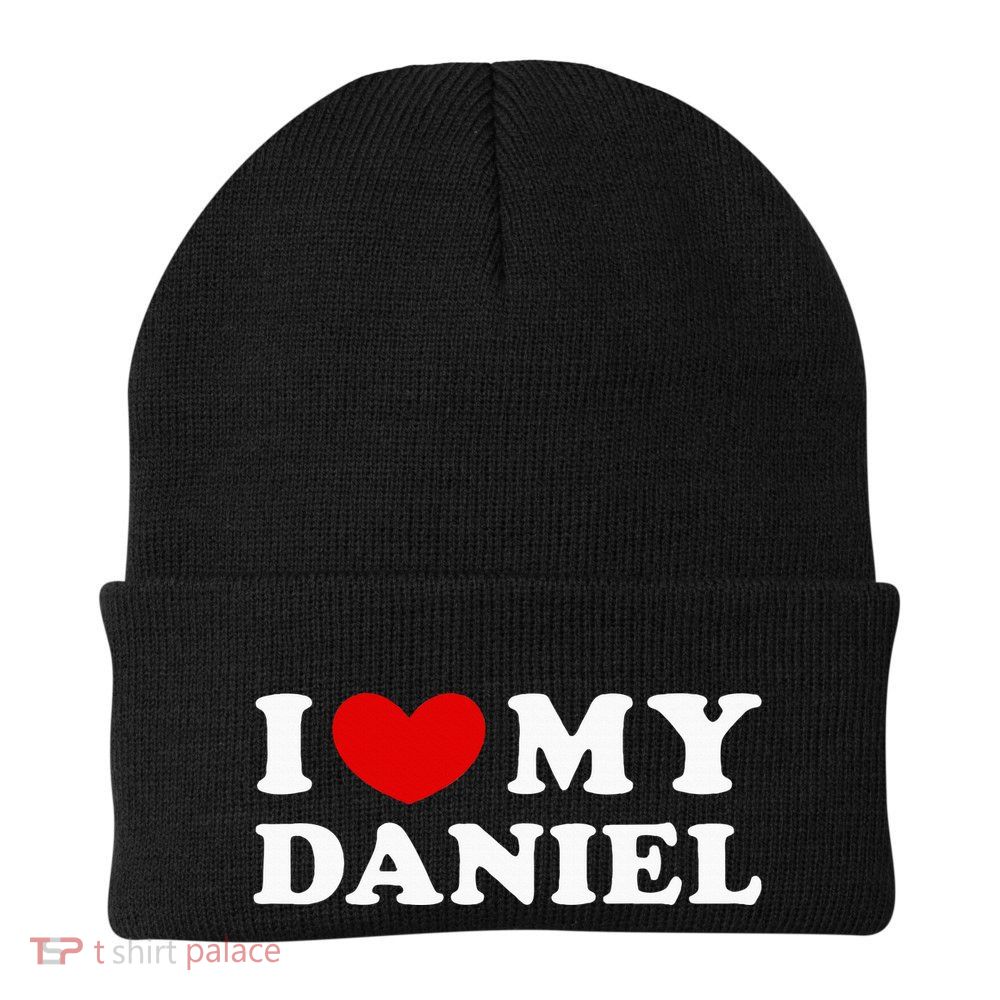I Love My Daniel Beanie