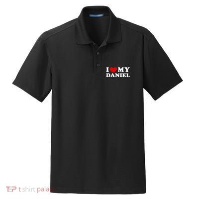 I Love My Daniel Dry Zone Grid Polo