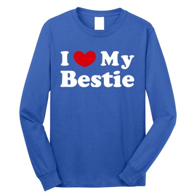 I Love My Bestie I Heart My Bestie Cool Gift Long Sleeve Shirt