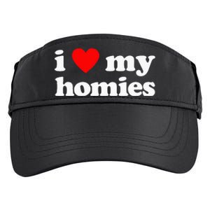 I Love My Homies Best Friend Adult Drive Performance Visor