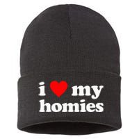 I Love My Homies Best Friend Sustainable Knit Beanie