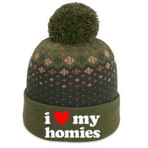 I Love My Homies Best Friend The Baniff Cuffed Pom Beanie