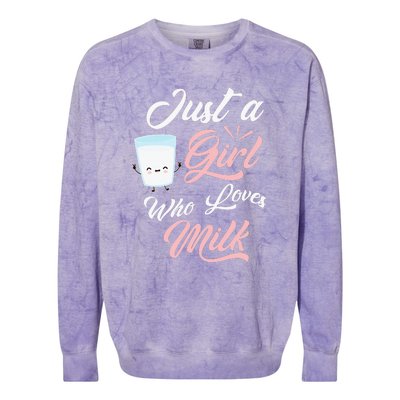 I Love Milkshakes Vanilla Strawberry Chocolate Colorblast Crewneck Sweatshirt