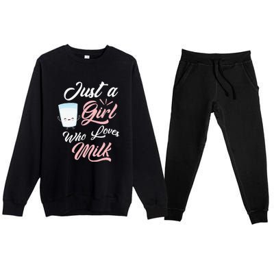 I Love Milkshakes Vanilla Strawberry Chocolate Premium Crewneck Sweatsuit Set