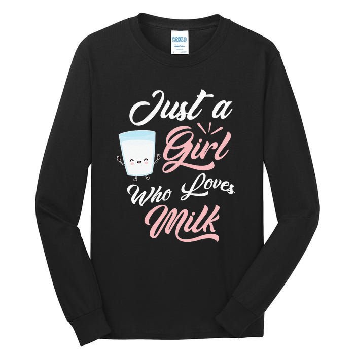 I Love Milkshakes Vanilla Strawberry Chocolate Tall Long Sleeve T-Shirt