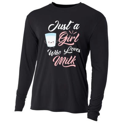 I Love Milkshakes Vanilla Strawberry Chocolate Cooling Performance Long Sleeve Crew