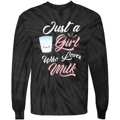 I Love Milkshakes Vanilla Strawberry Chocolate Tie-Dye Long Sleeve Shirt