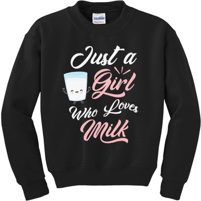 I Love Milkshakes Vanilla Strawberry Chocolate Kids Sweatshirt