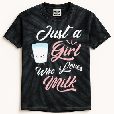 I Love Milkshakes Vanilla Strawberry Chocolate Kids Tie-Dye T-Shirt