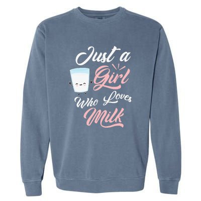 I Love Milkshakes Vanilla Strawberry Chocolate Garment-Dyed Sweatshirt