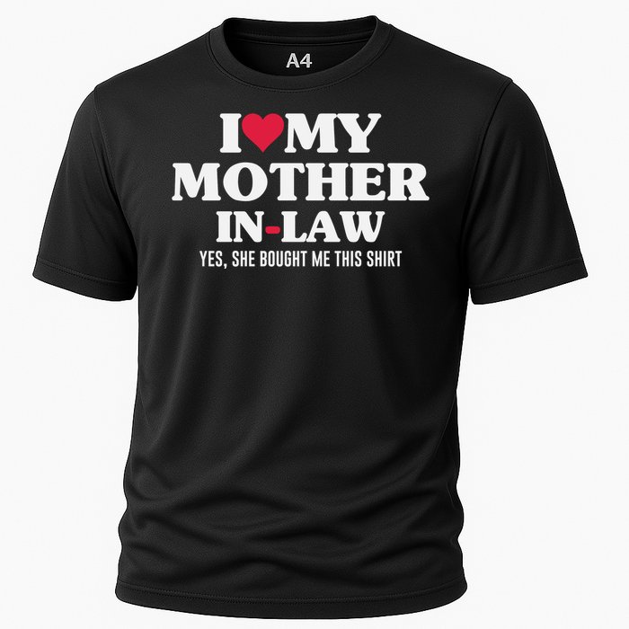 I Love My Mother In Law For Son In Law Cooling Performance Crew T-Shirt