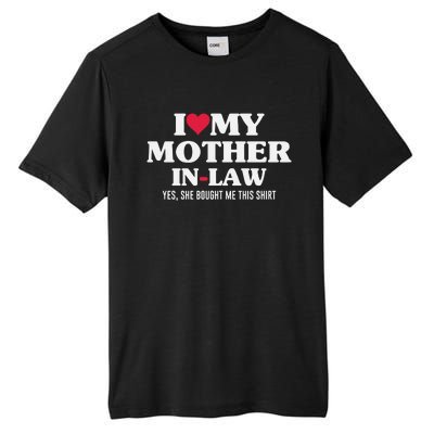 I Love My Mother In Law For Son In Law Tall Fusion ChromaSoft Performance T-Shirt