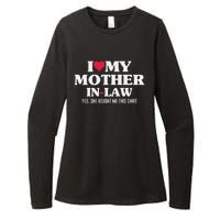 I Love My Mother In Law For Son In Law Womens CVC Long Sleeve Shirt