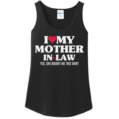 I Love My Mother In Law For Son In Law Ladies Essential Tank