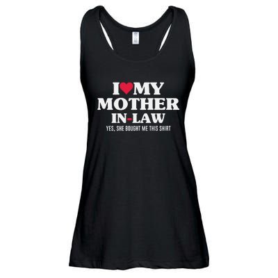 I Love My Mother In Law For Son In Law Ladies Essential Flowy Tank