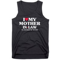 I Love My Mother In Law For Son In Law Tank Top