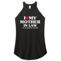 I Love My Mother In Law For Son In Law Women's Perfect Tri Rocker Tank