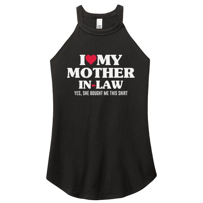 I Love My Mother In Law For Son In Law Women's Perfect Tri Rocker Tank