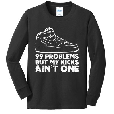 I Love My Kicks Gift For Sneakerhead Sneaker Kids Long Sleeve Shirt