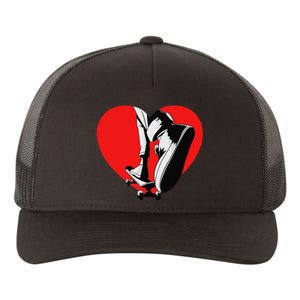 I Love My Skateboard Skateboarding Lover Valentines Day Yupoong Adult 5-Panel Trucker Hat