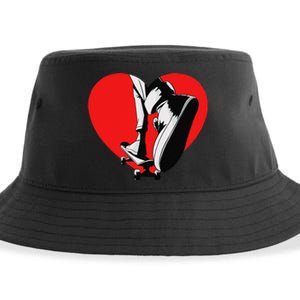 I Love My Skateboard Skateboarding Lover Valentines Day Sustainable Bucket Hat