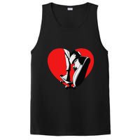 I Love My Skateboard Skateboarding Lover Valentines Day PosiCharge Competitor Tank