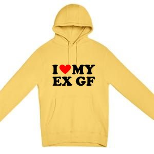 I Love My Ex Girlfriend Funny Gift Premium Pullover Hoodie