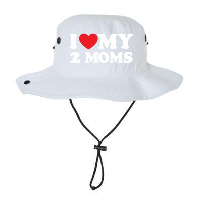 I Love My 2 Moms Gift Legacy Cool Fit Booney Bucket Hat