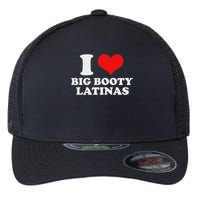 I Love My Big Booty Latinas Matching Red Heart Gf Graphic Flexfit Unipanel Trucker Cap