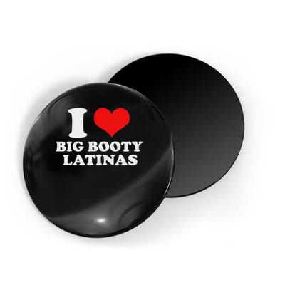 I Love My Big Booty Latinas Matching Red Heart Gf Graphic Magnet