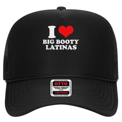 I Love My Big Booty Latinas Matching Red Heart Gf Graphic Trucker Hat