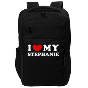 I Love My Stephanie I Heart My Stephanie Impact Tech Backpack