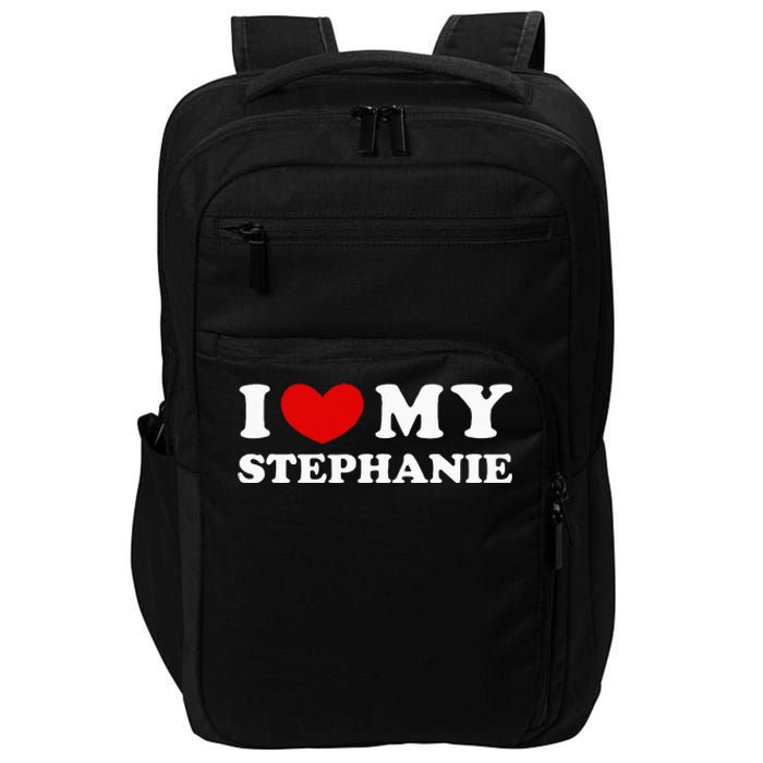 I Love My Stephanie I Heart My Stephanie Impact Tech Backpack