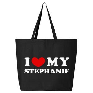 I Love My Stephanie I Heart My Stephanie 25L Jumbo Tote