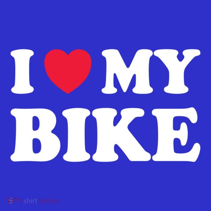 I Love My Bike Cute Gift Poster