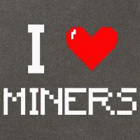 I Love Miners Funny Miner Mining Gamer Cotton Canvas Backpack
