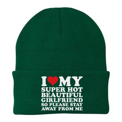 I Love My Hot Girlfriend Funny Knit Cap Winter Beanie