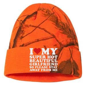 I Love My Hot Girlfriend Funny Kati Licensed 12" Camo Beanie