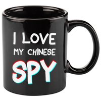 I Love My Chinese Spy Funny Playful Humor Design 11oz C Handle Ceramic Mug