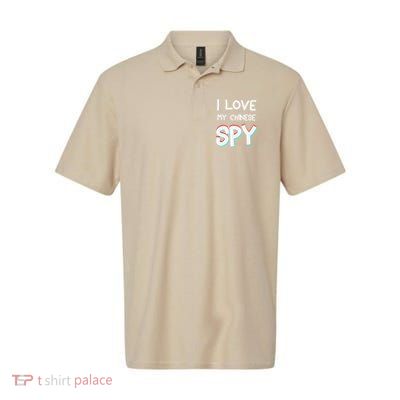 I Love My Chinese Spy Funny Playful Humor Design Polo