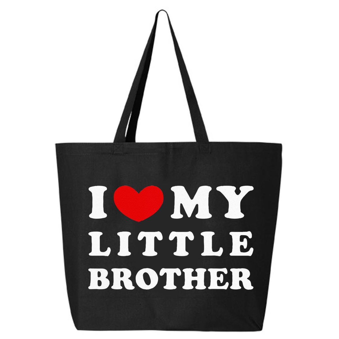 I Love My Little Brother I Heart My Little Brother 25L Jumbo Tote
