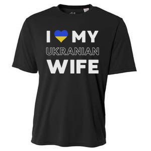 I Love My Ukrainian Wife Ukrainian Wife Ukraine Cooling Performance Crew T-Shirt