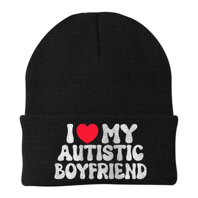 I Love My Autistic Boyfriend I Heart My Autistic Boyfriend Beanie