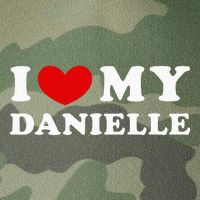 I Love My Danielle I Heart My Danielle Legacy Tie Dye Trucker Hat